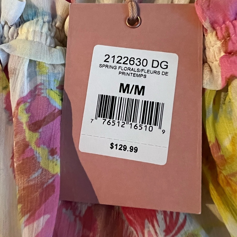 New with Tags Boutique Floral Maxi Dress Multicolour Summer Feminine Romantic💕 - Picture 5 of 6